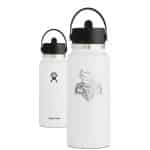 Custom Hydro Flask Customized 32 oz. Wide Mouth with Flex Straw Cap - 2