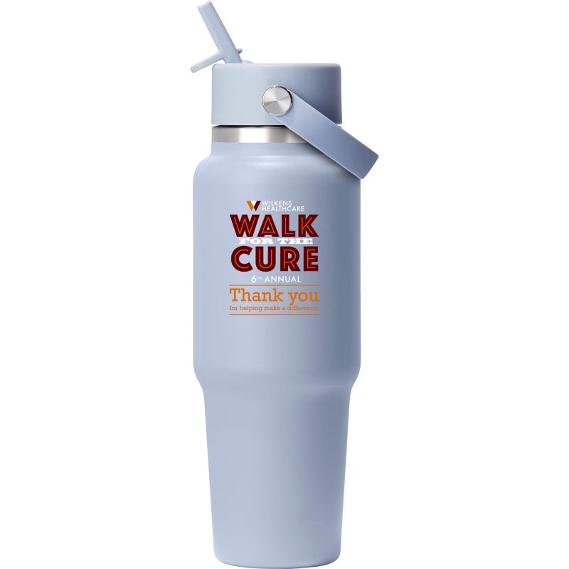 Custom Hydro Flask® Travel Bottle With Flex Straw Cap 32oz - 7
