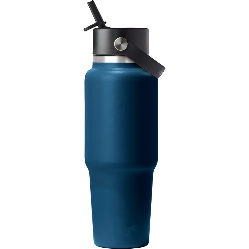 Custom Hydro Flask® Travel Bottle With Flex Straw Cap 32oz - 8