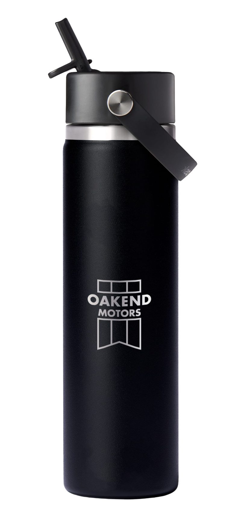 Custom Hydro Flask® Wide Mouth 24oz Bottle with Flex Straw Cap - 2