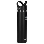 Custom Hydro Flask® Wide Mouth 24oz Bottle with Flex Straw Cap - 6