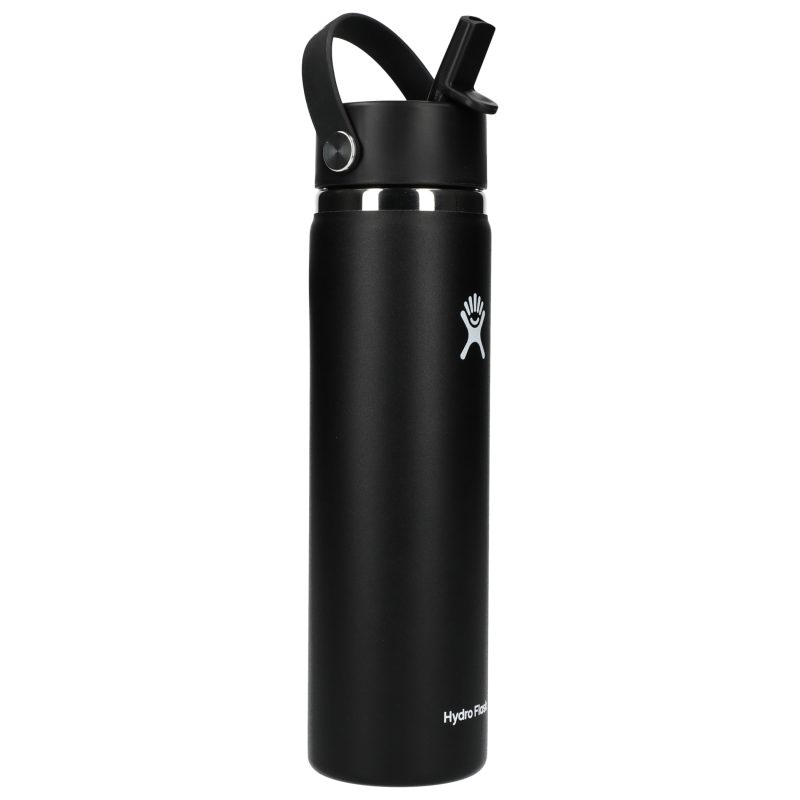 Custom Hydro Flask® Wide Mouth 24oz Bottle with Flex Straw Cap - 6