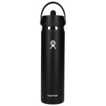 Custom Hydro Flask® Wide Mouth 24oz Bottle with Flex Straw Cap - 8