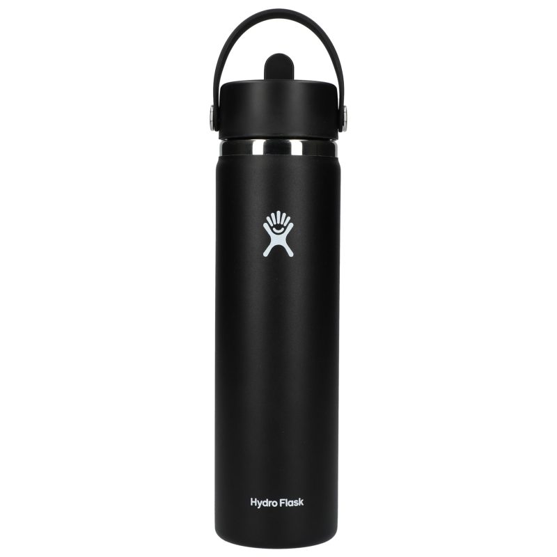 Custom Hydro Flask® Wide Mouth 24oz Bottle with Flex Straw Cap - 8