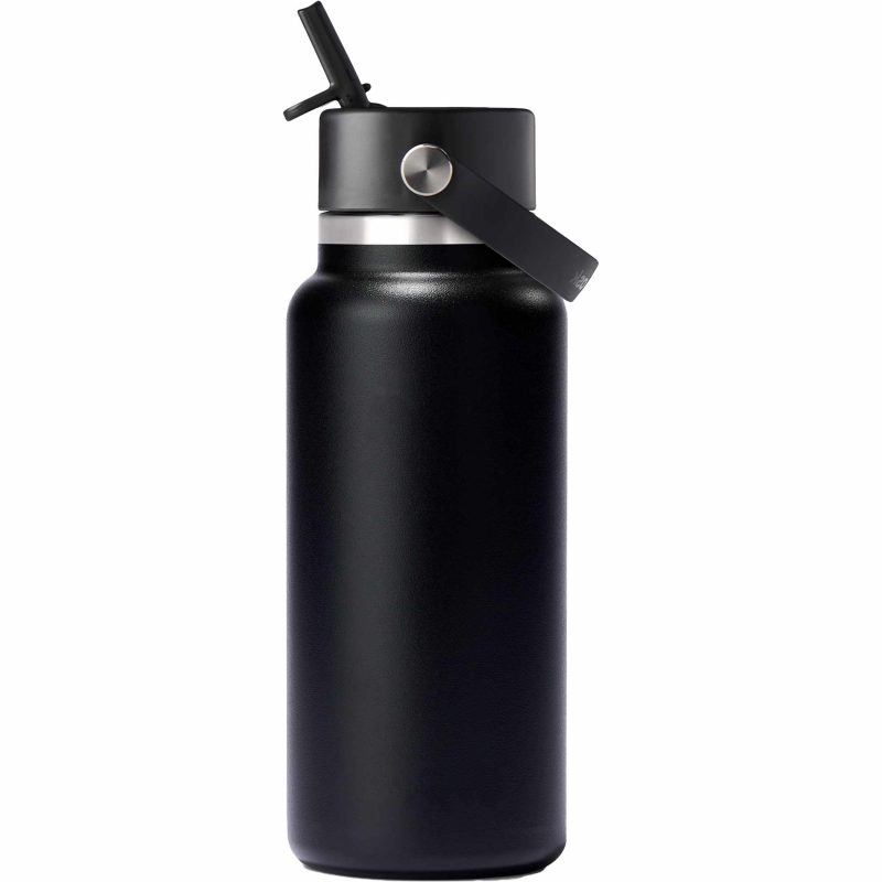 Custom Hydro Flask® Wide Mouth With Flex Straw Cap 32oz - 3