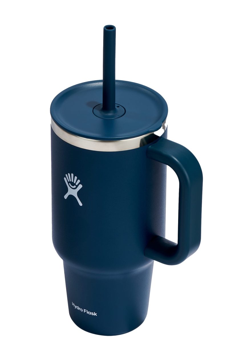 Custom Hydro Flask® All Around™ Travel Tumbler 32oz with Straw - 8