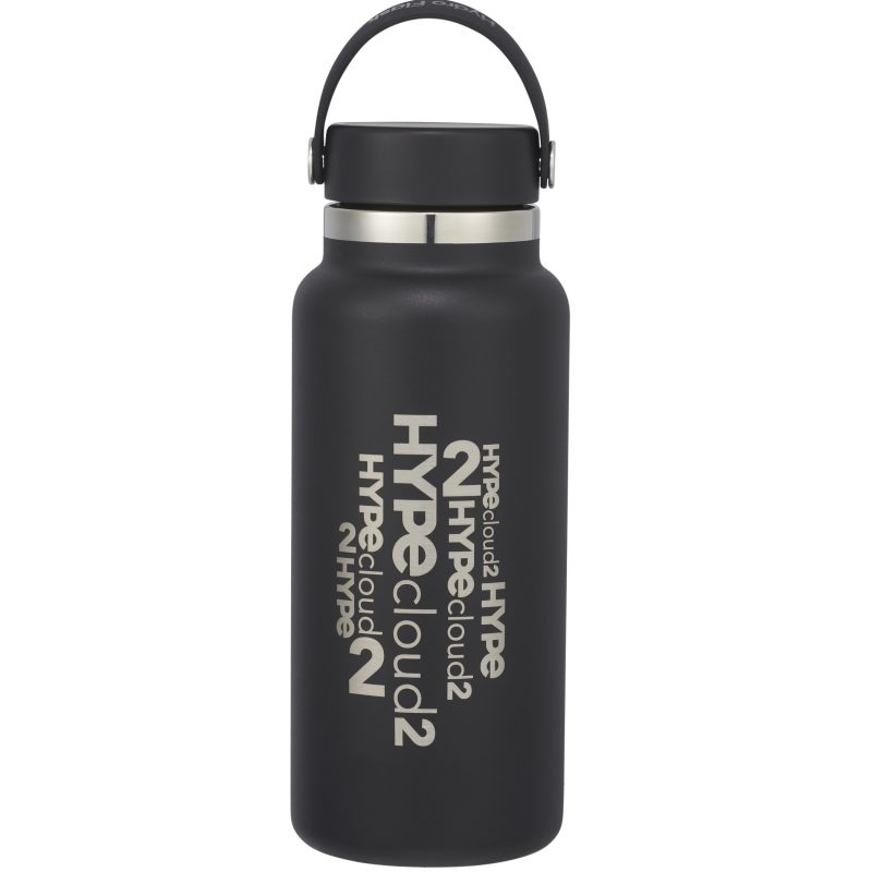Custom Hydro Flask® Wide Mouth 32oz Bottle with Flex Cap - 4