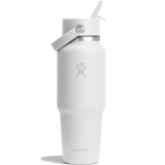 Custom Hydro Flask 32 oz. Wide Mouth Travel Bottle w/Flex Straw Cap - 2