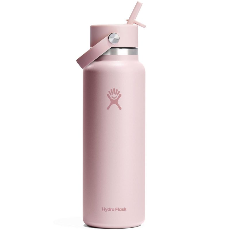 Custom Hydro Flask 40 oz. Wide Mouth Bottle w/Flex Straw Cap - 2