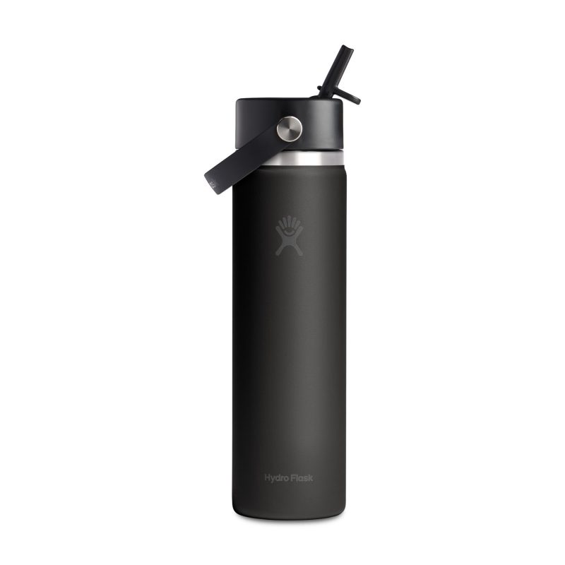 Custom Hydro Flask Wide Flex Straw Cap Bottle 24 Oz. - 6