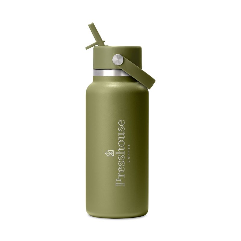 Custom Hydro Flask Wide Flex Straw Cap Bottle 32 Oz. - 5