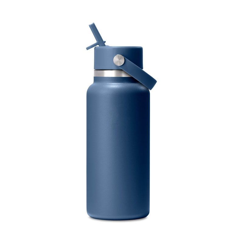 Custom Hydro Flask Wide Flex Straw Cap Bottle 32 Oz. - 8